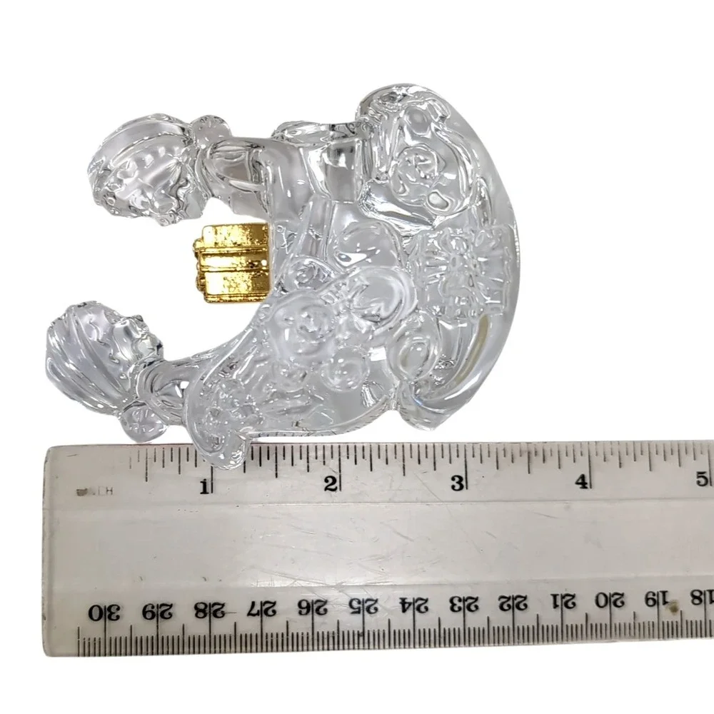 2002‎ Waterford Marquis Crystal Figurine Elves Packing The Sleigh 3rd in Series